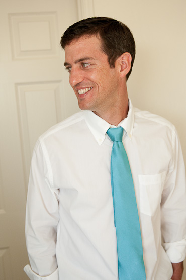 Matt looking nice in his teal tie